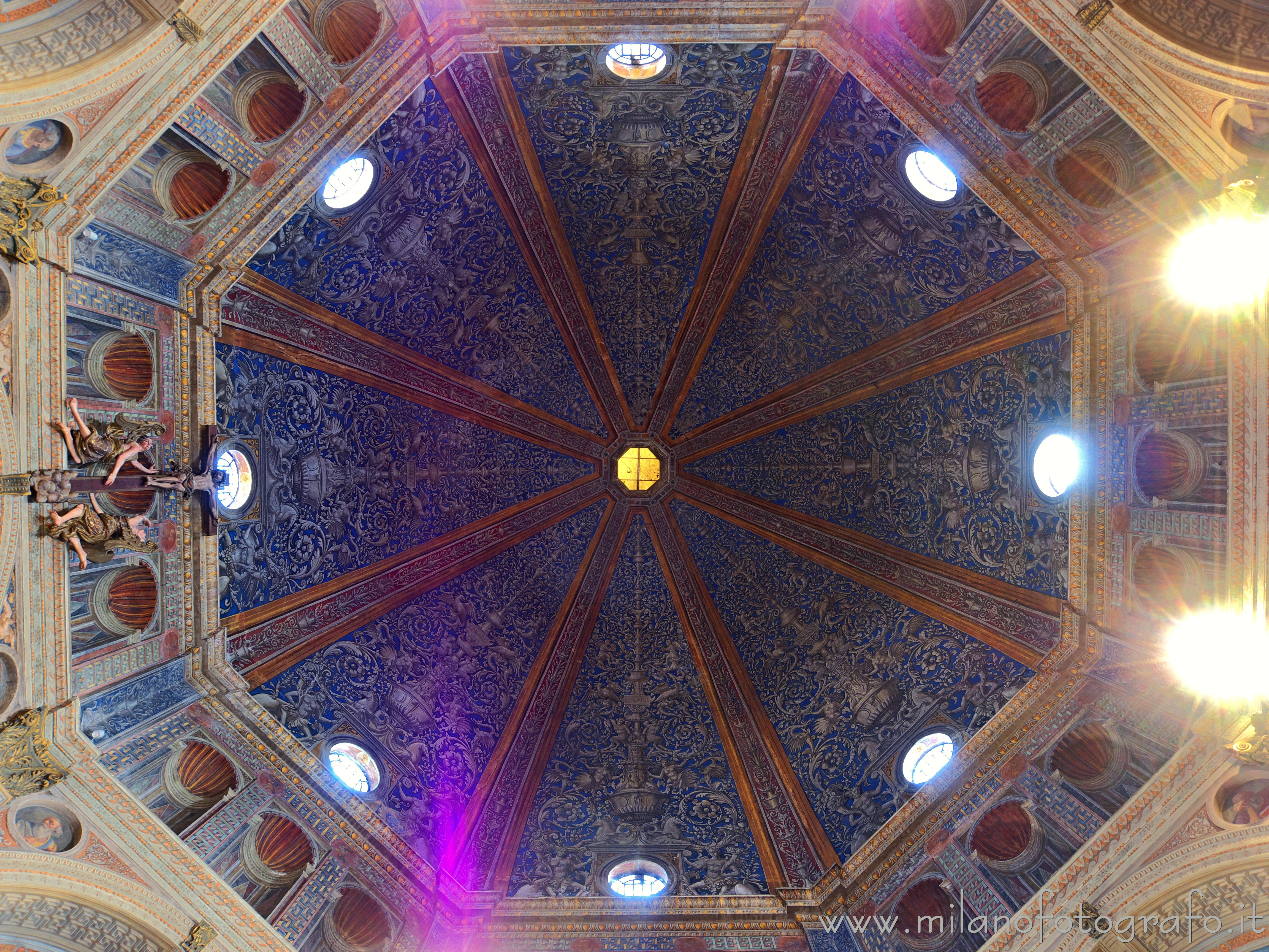 Legnano (Milan, Italy) - Interior of the dome of the Basilica of San Magno